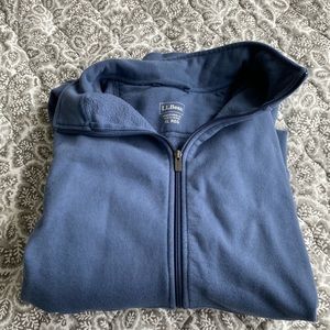 Ll Bean men’s size XL zip up sweatshirt jacket